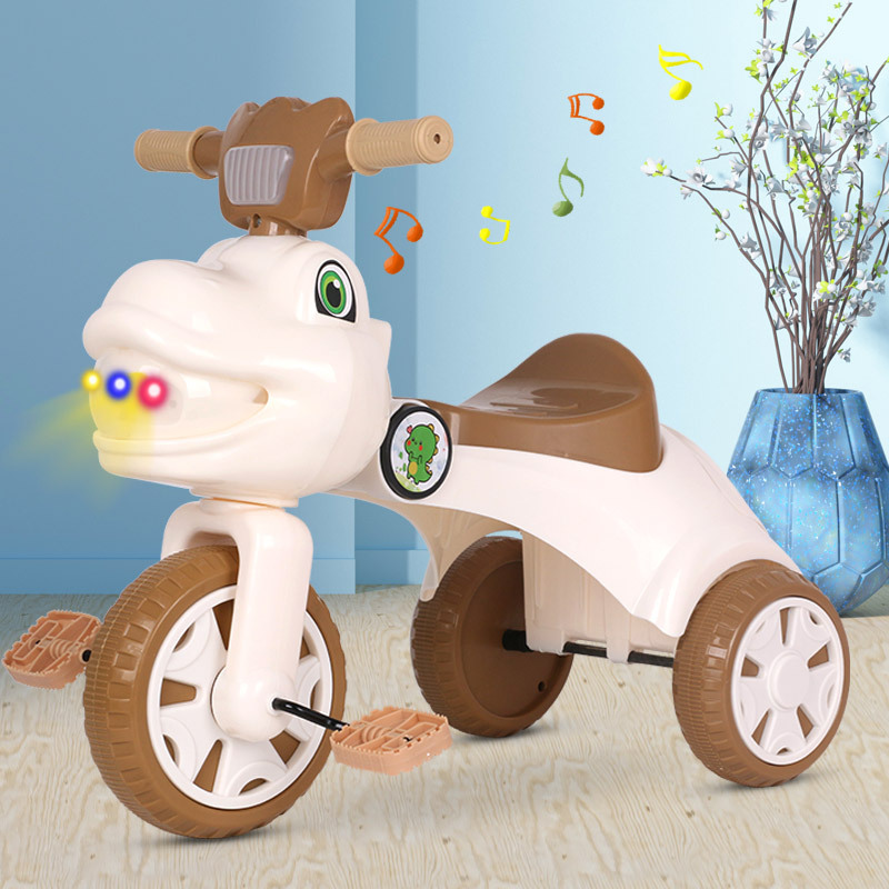 Triciclo de Dinosaurio para Niños de 1 a 3 Años de Plástico A Pedales image 8