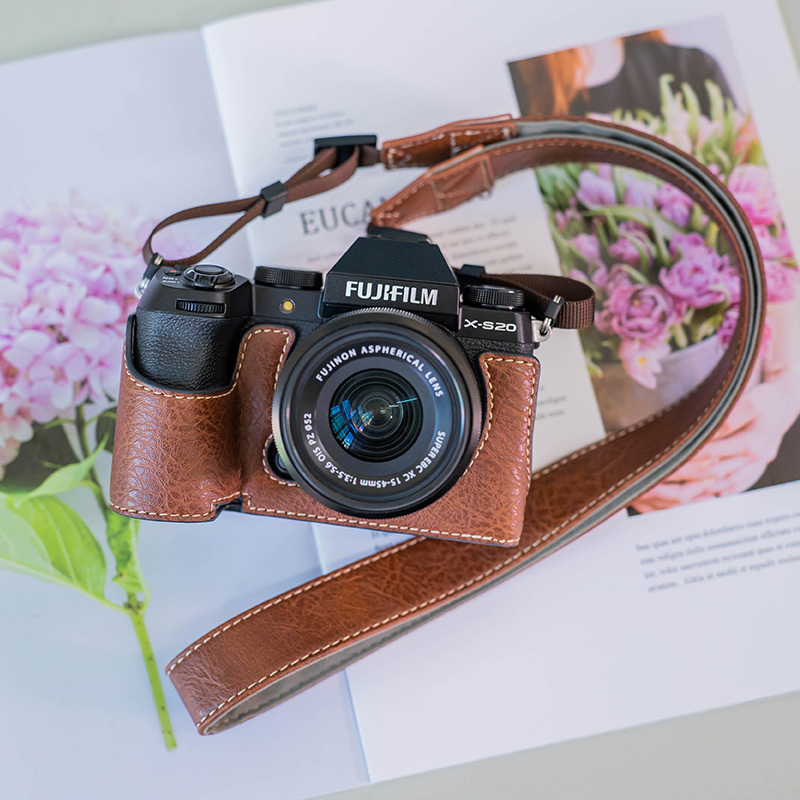 Funda protectora Fuji XS20 Bolsa para cámara XS10 Funda de cuero de segunda generación XH2S Bolsa base XT5X100VI Accesorios