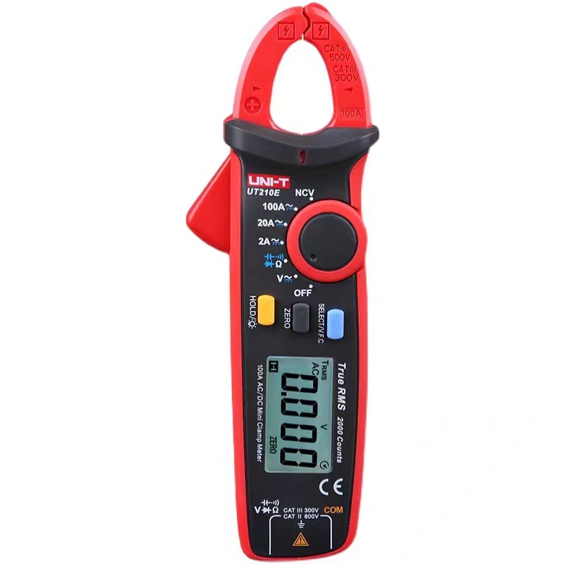 优利德钳形交直流电流万用表表UT211B迷你数字钳形表VFC变频测量