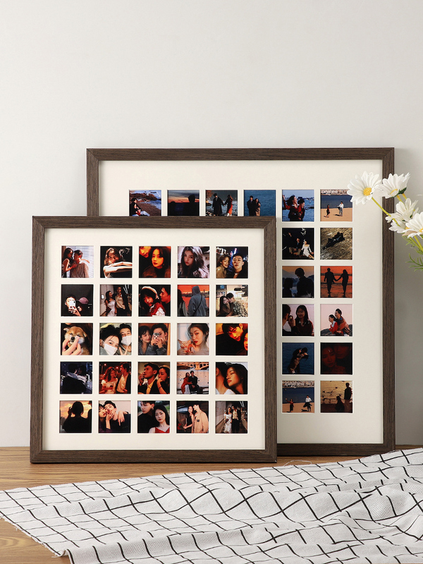Nine-Grid Photo Frame for Custom DIY Handmade Memory Album, Couple's Qixi Gift, Wedding Photo Frame for Wall Hanging Nine-Grid Photo Frame for Custom DIY Handmade Memory Album, Couple's Qixi Gift, Wedding Photo Frame for Wall Hanging