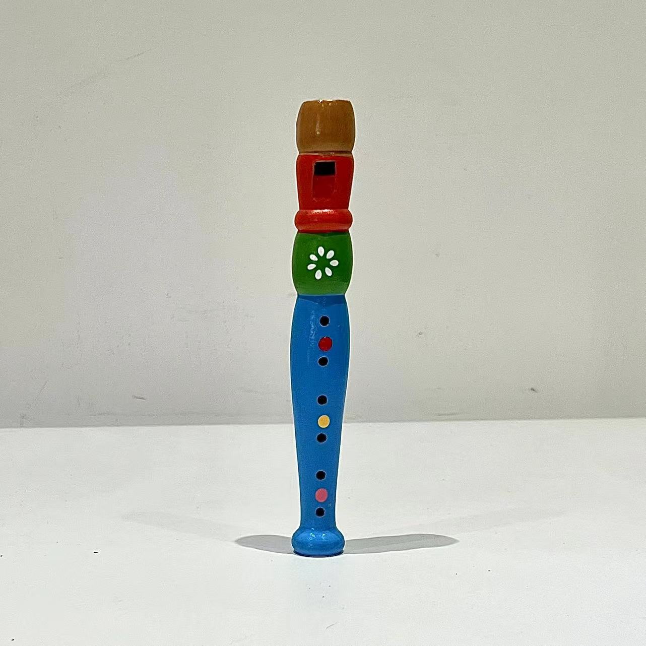Artesanía de madera de Seis hoyos tocando el instrumento musical Piccolo de los niños clarinete kindergarten música instrumento musical de los niños al por mayor