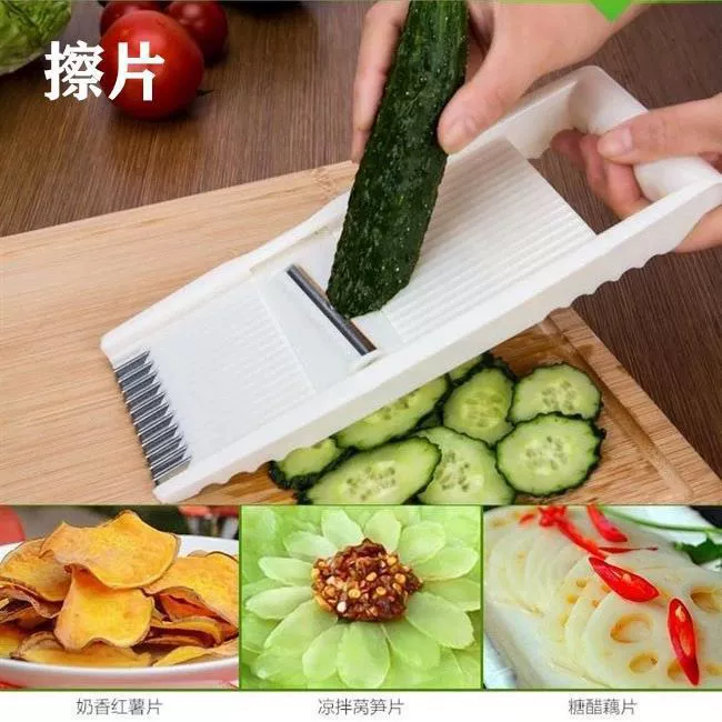 Многофункциональная кухонная резка, нарезатель картофеля, терка, шредер, planer, нарезчик, чистильник, нарезание редиса, шелковистый кухонный артефакт