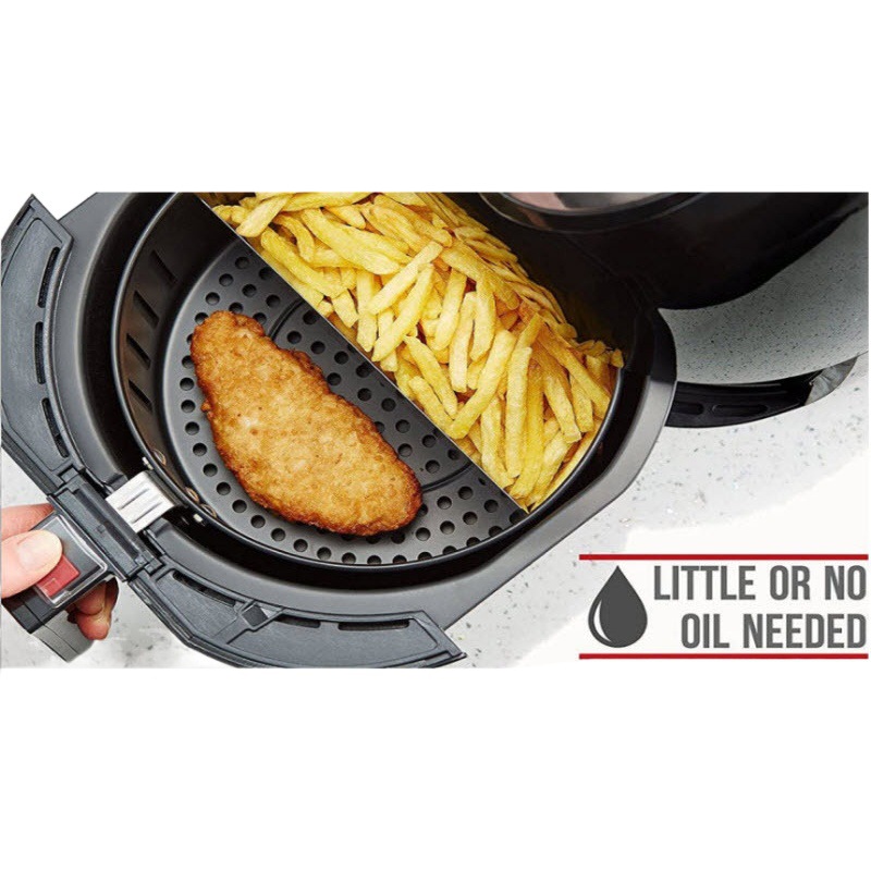 . Accesorios para Freidora de Aire, Divisor y Cesta de Cocción, Compatibles con Modelos de 3.2 a 5 Litros.