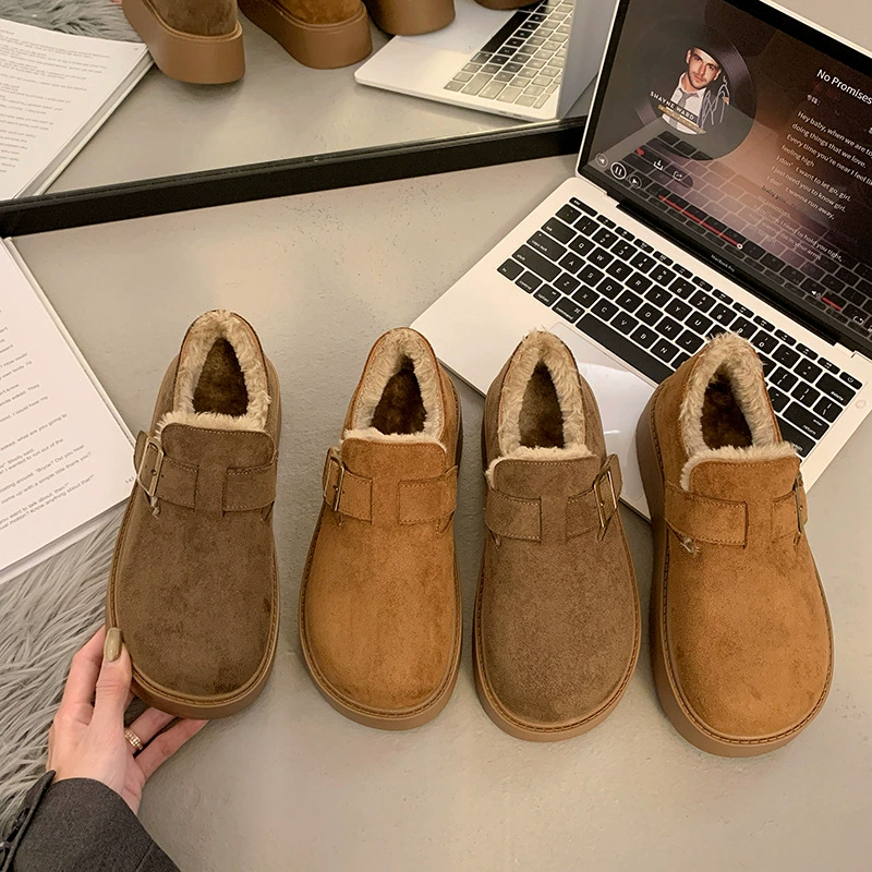 Туфли Bockenn с плюшевой теплым мехом