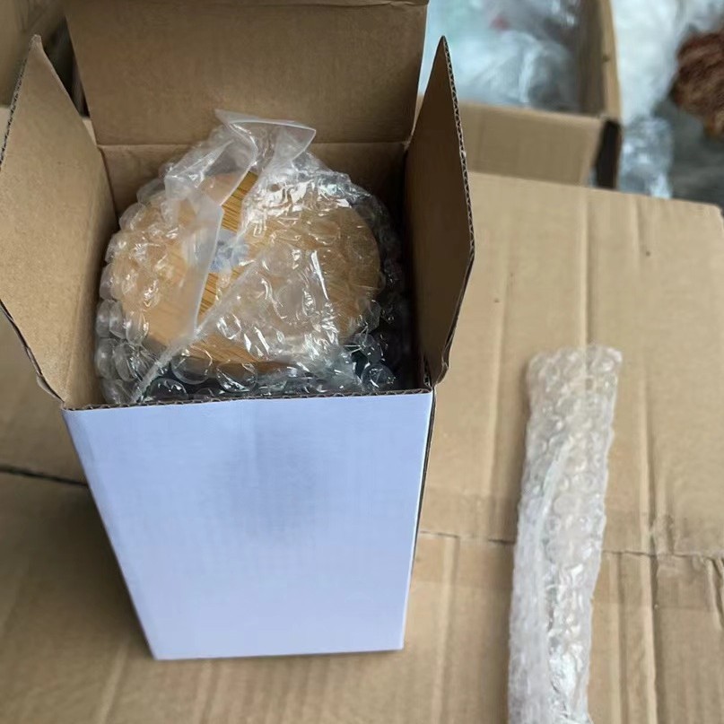 Taza de agua de vidrio de borosilicato al por mayor de fábrica Taza de paja de café resistente a altas temperaturas Taza de bebida de té con leche Soporte de personalización profunda