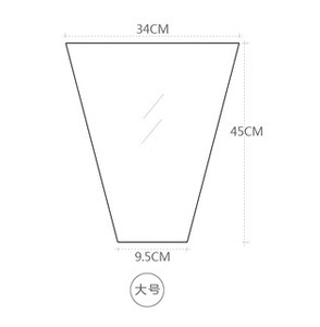Roland transparente engrosada multi-bolsa única Bolsa De Rosa simple y elegante bolsa de flores de moda 6S de espesor 50