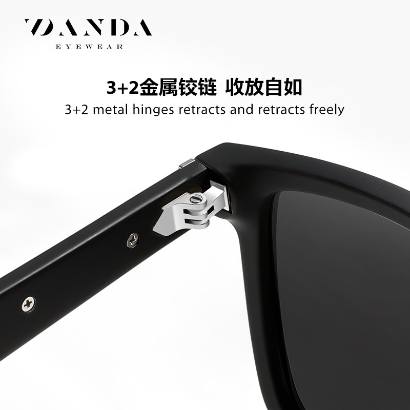 Venta caliente transfronteriza nuevo polarizador S31131 gafas de sol polarizadas de hoja de marco grande de moda gafas de sol de tiro callejero al aire libre