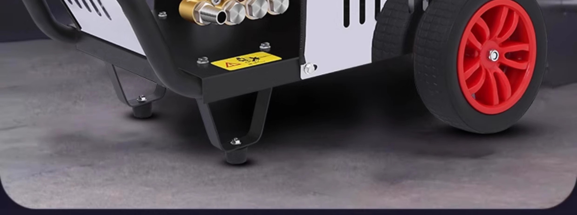 High-Pressure Car Washing Machine 220V Household High-Power High-Pressure Water Gun Trolley-Type Floor Cleaning and Car Washing High-Pressure Cleaning Machine Wholesale