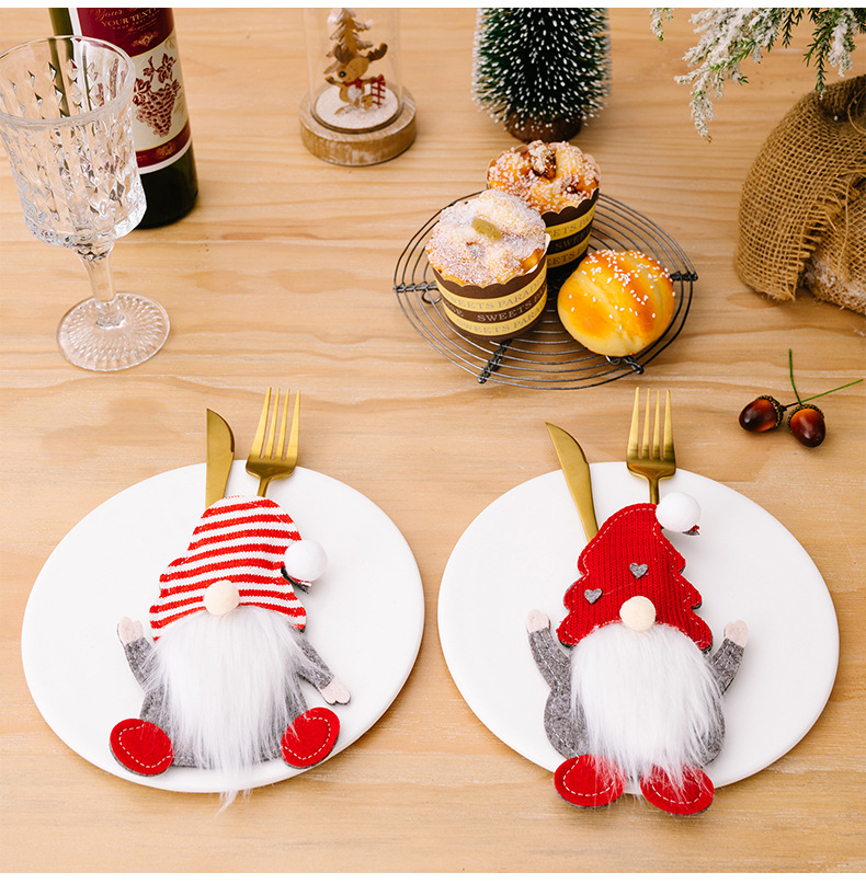 Christmas Cartoon Style Santa Claus Cloth Holiday Daily Decorative Props display picture 3