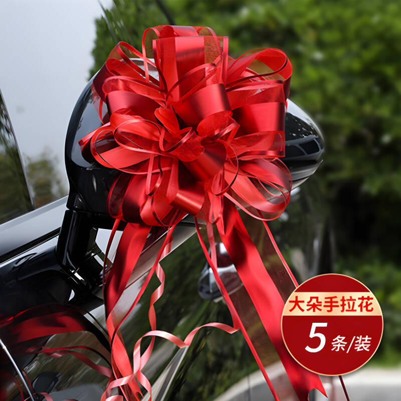 Casamiento, espejo retrovisor, flores, flores