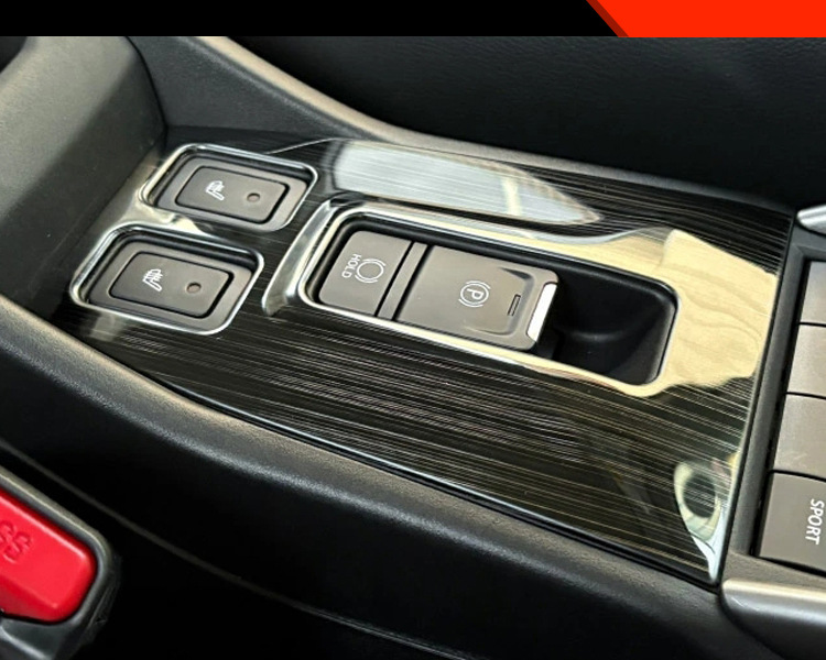 Suitable for Suzuki 25 Fronx Modified Digital Handbrake Special Interior Decoration Stainless Steel Bright Frame Patch