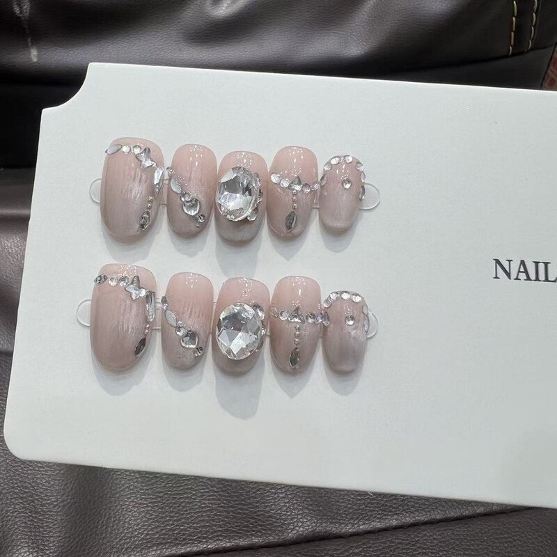 Roman Holiday Handmade Premium Cat Eye Luxury Purely Handcrafted Nail Art Stickers for a Radiant and Elegant Look