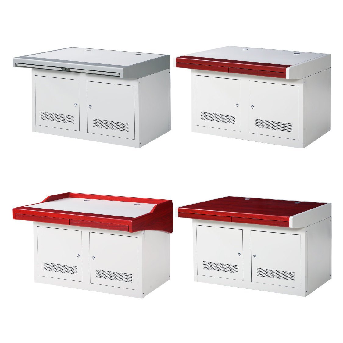 监控操作台三联双联电脑机房指挥中心控制台平台桌5联可