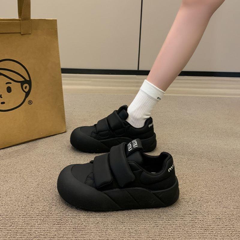 上班久站不累脚工作鞋黑色鞋子秋夏季皮面防水防滑女鞋厨房运动鞋|undefined
