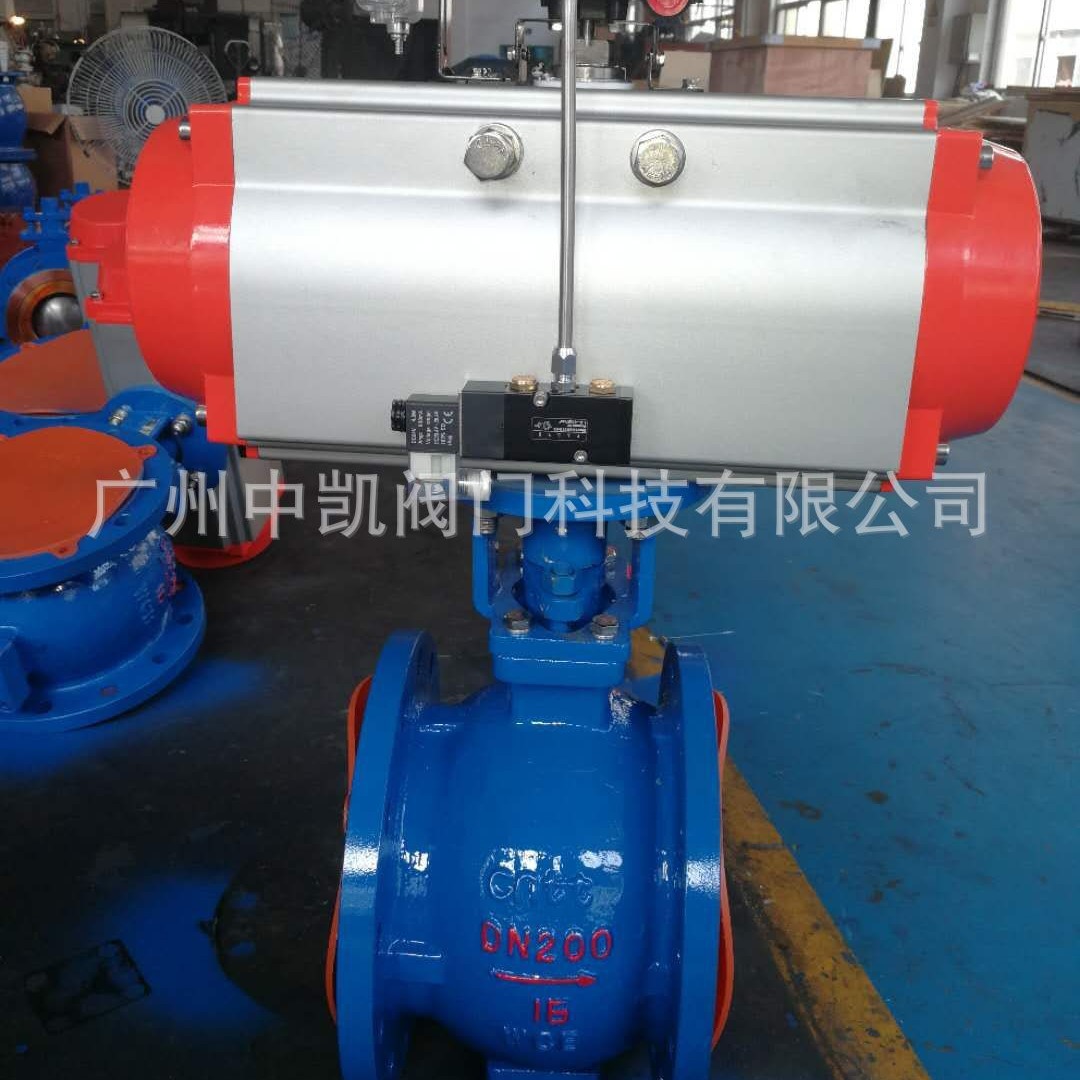 不锈钢气动V型球阀/气动硬密封球阀/气动调节型球阀