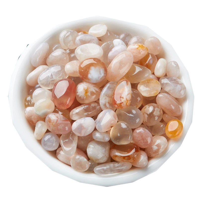 Вишневый Агат оригинальный камень дождь цветок каменный узор булыжник Аквариум Декоративный Цветочный Горшок мясистое тротуар Гидропонные растения камни