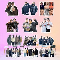 23年新款JK V JIMIN 金泰亨高清透明雙面亞克力立牌明星周邊同款