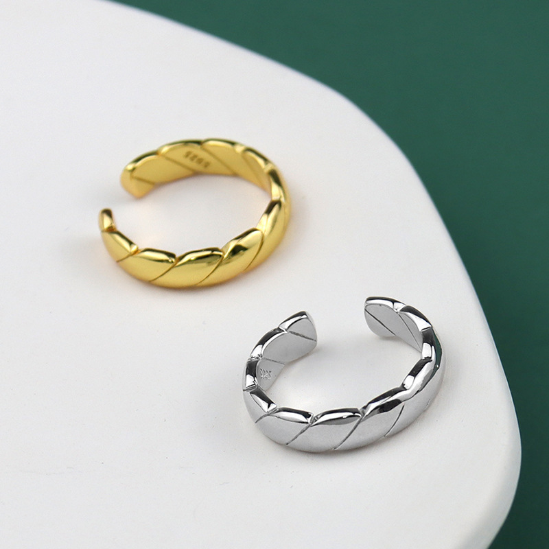 Hip Hop Retro Twist Ring Womens Simple Fashion Ins Cold Style Switchable Index Finger Ring Temperament Wild Hand Jewelrypicture12