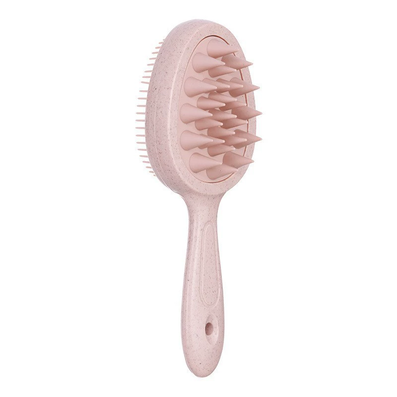 Scalp Massage Brush Avocado Shape, Detangling Hair Comb for Wet & Dry Hair, Portable