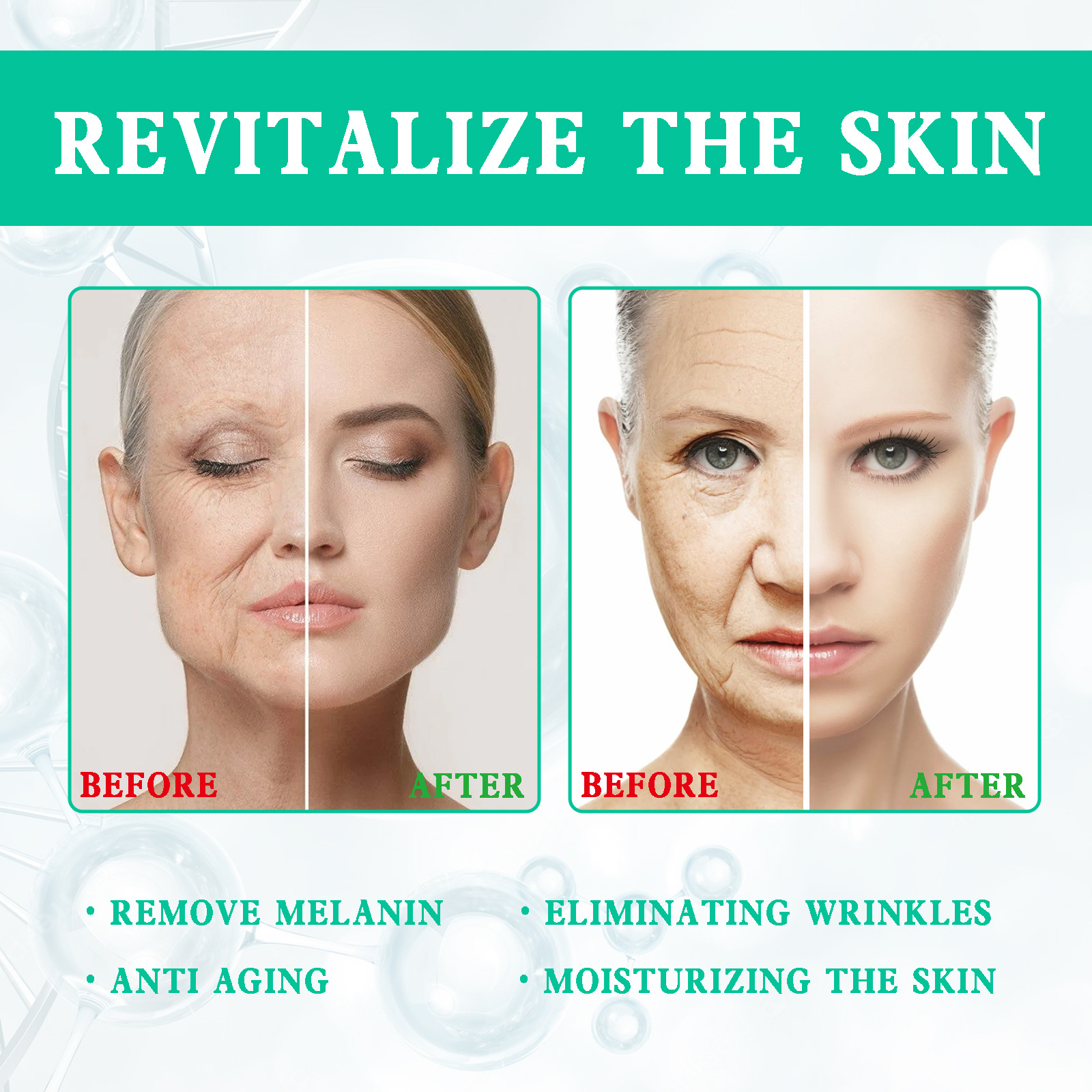 Jayswing Caviar Firming Essence Gesiichtslifting fir fein Linnen ronderëm d'Aen opzehellen, Falten ze bekämpfen an Anti-Aging ze vermeiden_voghion.com