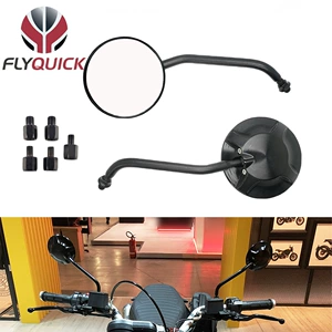 FLYQUICK cross-border modified motorcycle accessories CNC rearview mirror universal reflector with conversion screws