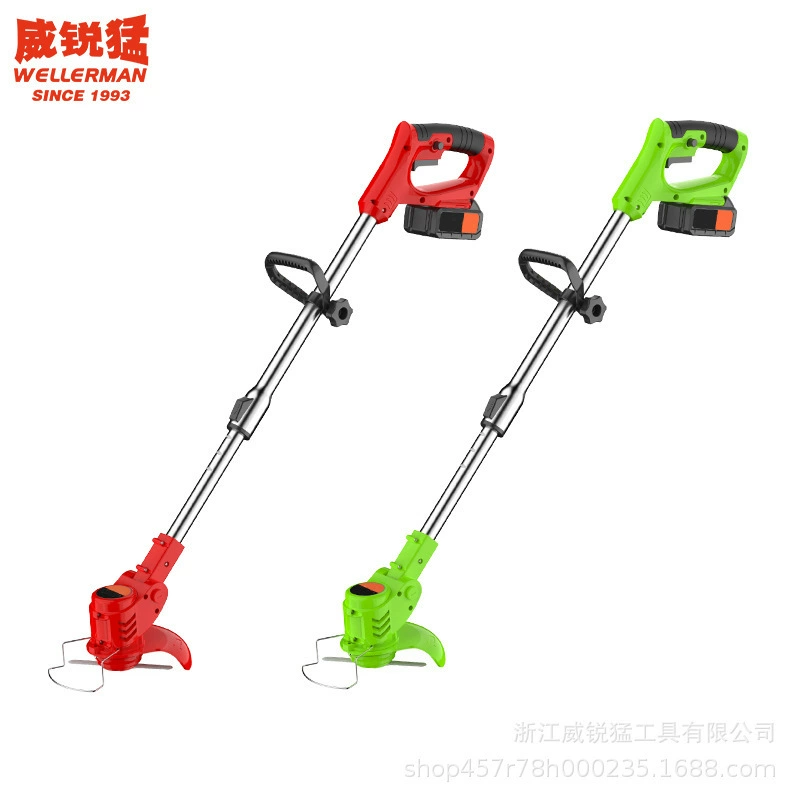 Weirui Meng перезаряжаемая газонокосилка 21 В бесщеточная газонокосилка с литиевой батареей Бытовая портативная кусторез большой емкости