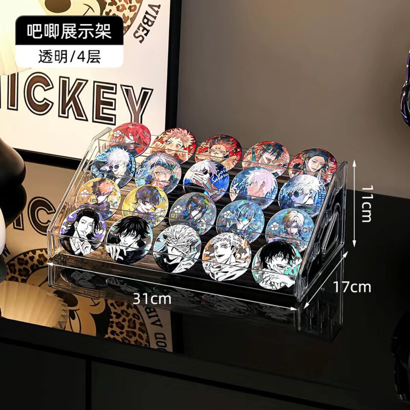 アクリルライスバーディスプレイラックデスクトップ収納ボックスはしごラックスタンド周辺化粧品収納ラック卸売|undefined