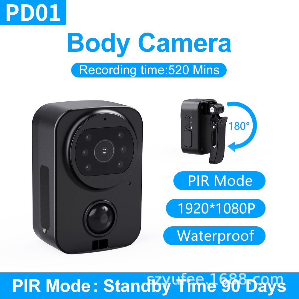 Pd01 1080P Waterproof Camera Digital Recorder Indoor and Outdoor Dv Hd Long Standby