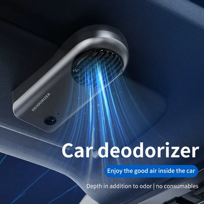 Car purifier deodorizer for the car interior and living room, removes smoke odor, deodorizes and freshens, portable air purifier