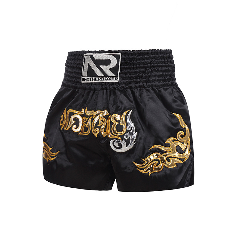 Anotherboxer Muay Thai Shorts Black Gold