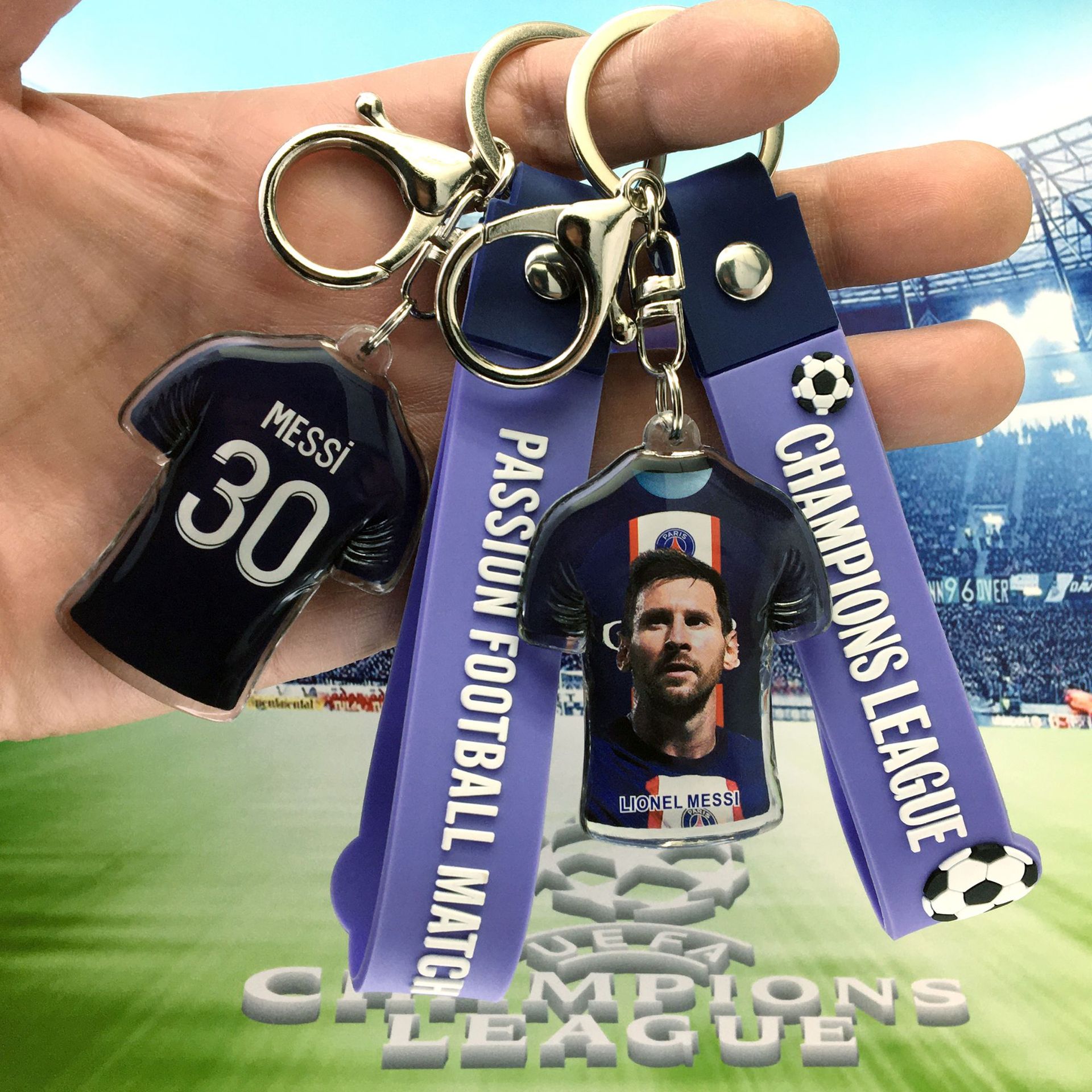 大巴黎时期-10#梅西A款+柔蓝手带