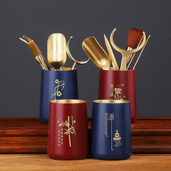 Pure copper tea ceremony six gentlemen tea ceremony kung fu tea set accessories six gentlemen tea making tools tea washer tea clip tea spoon tea knife