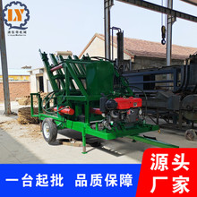 移动式芦苇打包机玉米秸秆切断打包机新疆固沙芦苇打捆机
