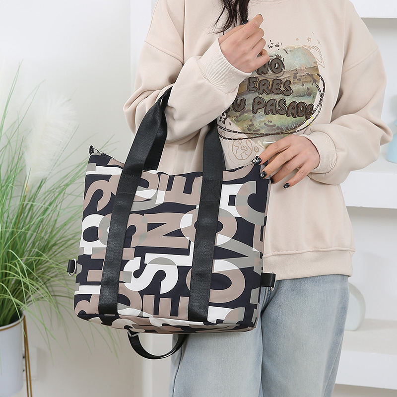 Nuevo bolso de hombro de las mujeres bolsa de mensajero de tela Oxford grande ultra-ligero impermeable bolsa de tela de nylon bolso crossbody de compras de las mujeres