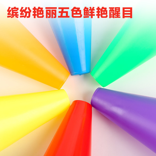 23cm thick marked bucket obstacle road sign plastic soccer training conical bucket kindergarten throwing sign