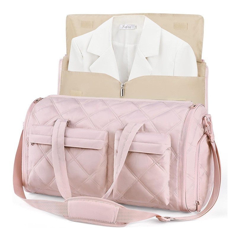 Nueva bolsa de ropa, ropa convertible, bolsa de lona, bolsa de traje, bolsa de viaje, bolsa de lona con compartimento para zapatos