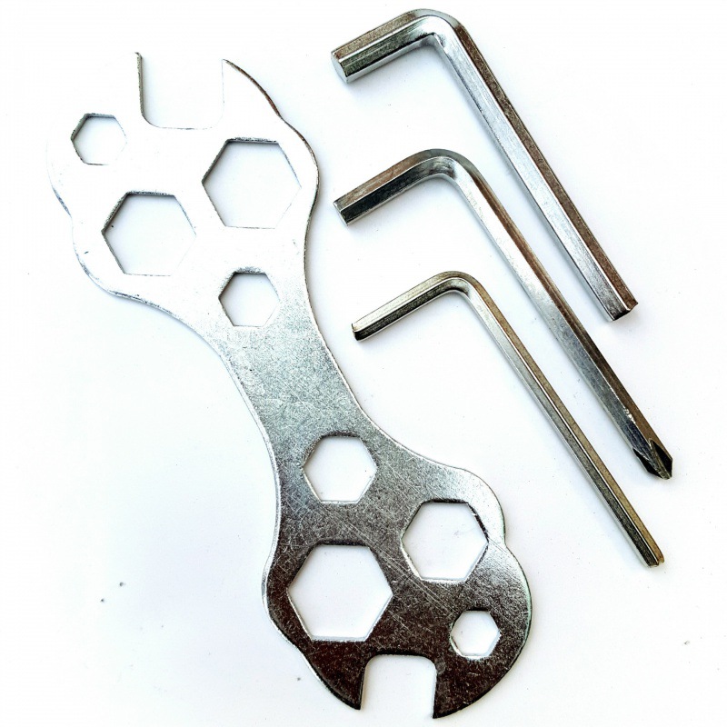 Hexagonal wrench, bike