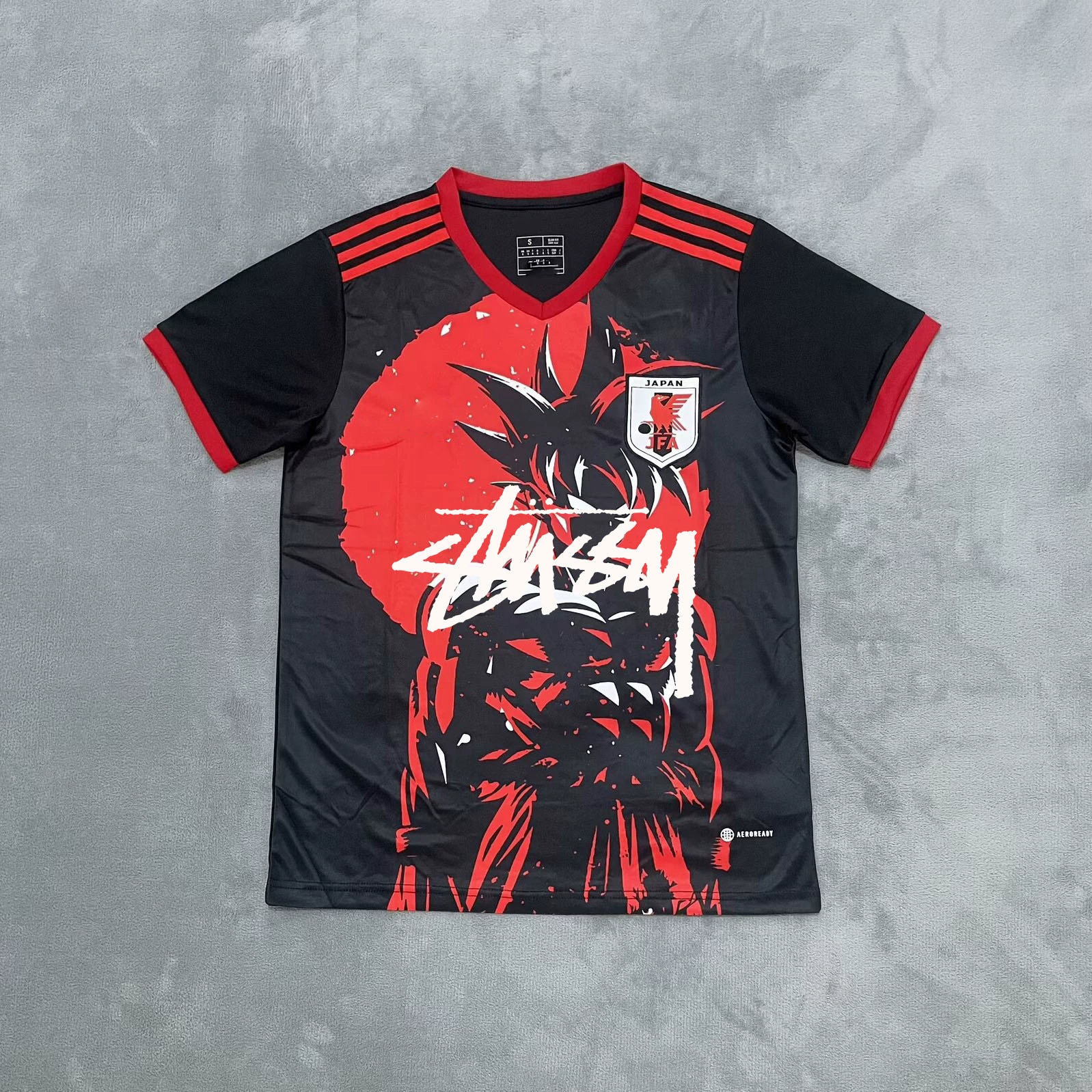 Футболка Stussy Stussy с подписью, Аргентина, Интер, Бразилия, Италия, Фламенго, короткие рукава