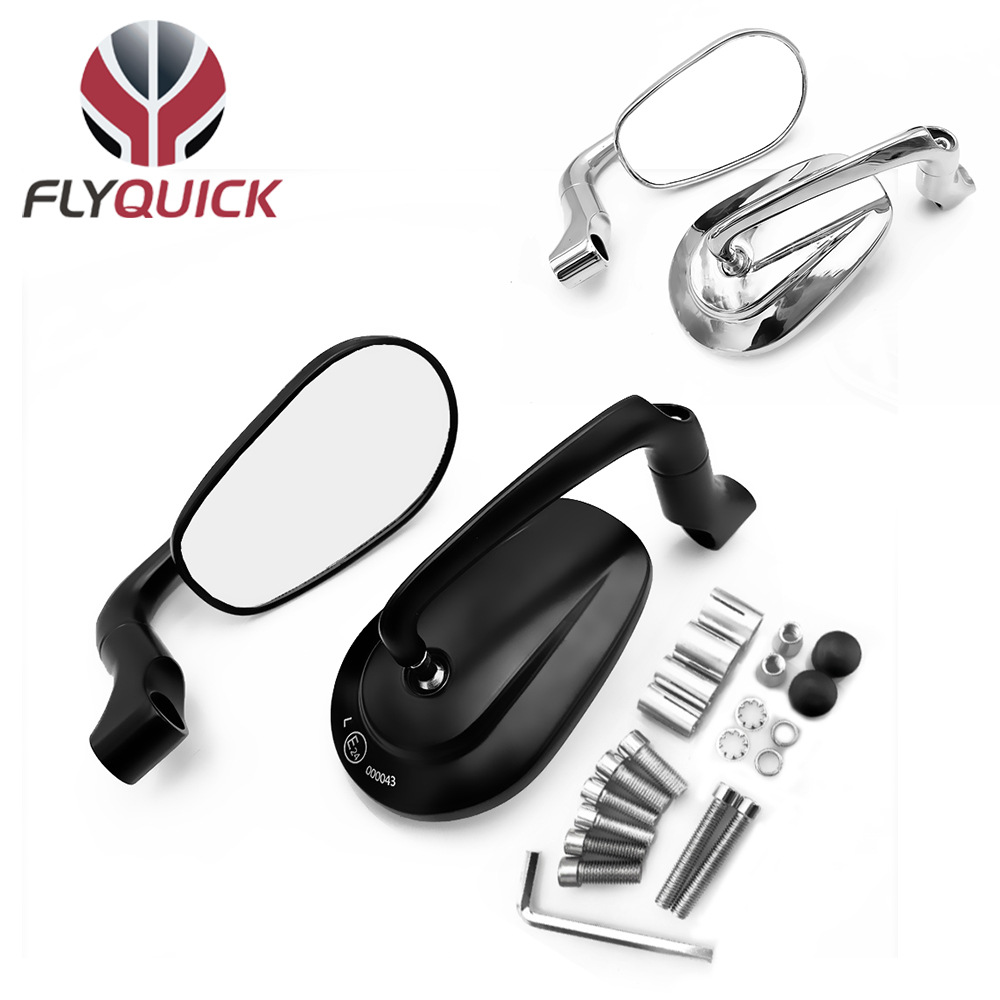 Espejo retrovisor de motocicleta transfronterizo, espejo de manivela universal, scooter elíptico retrógrado, gran vista