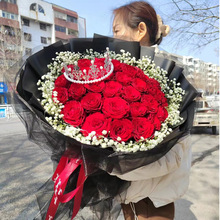 全国鲜花速递向日葵香槟玫瑰生日花束上海杭州北京同城花店送女友