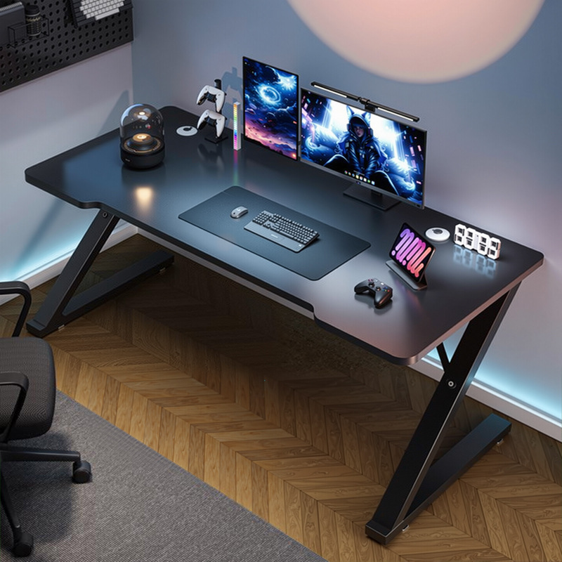 Modern Simple Computer Desk, Office Computer Desk, Student Office Desk, Writing Desk, Gaming Competition Table, Factory Direct Sales
