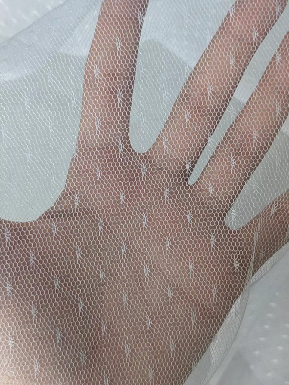 涤纶网布 满天星点点网纱 防蚊网 打底衫玩具娃衣diy手作服装面料