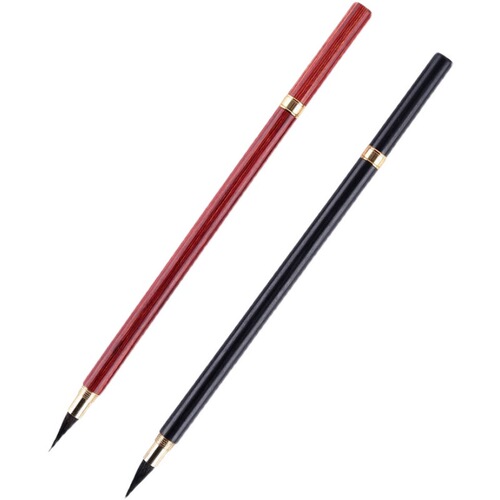 Beginner's small regular script brush wolf hair and hair purple copying the Heart Sutra fine brush Chinese painting outline introduction copying the Heart Sutra with lettering
