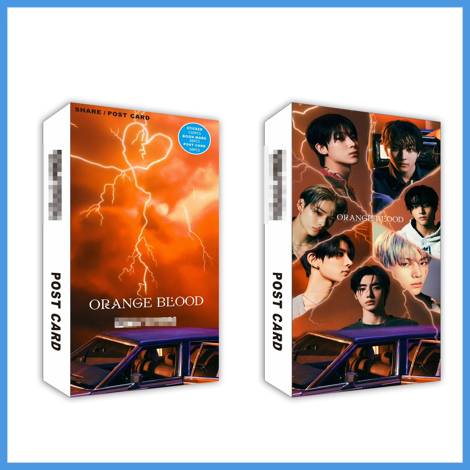 Got7 TWICE TIYZ 30 LOMO Карта 120 наборов нашивок в наличии