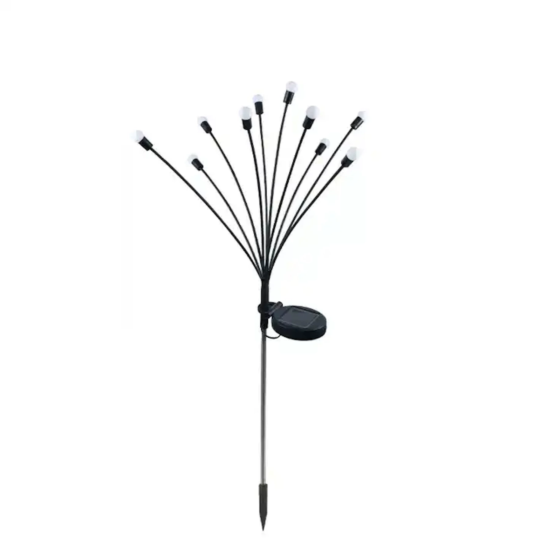 Solar powered 10-head firefly ground lamp, outdoor garden decorative lamp, villa lamp, lawn lamp, e-commerce best seller