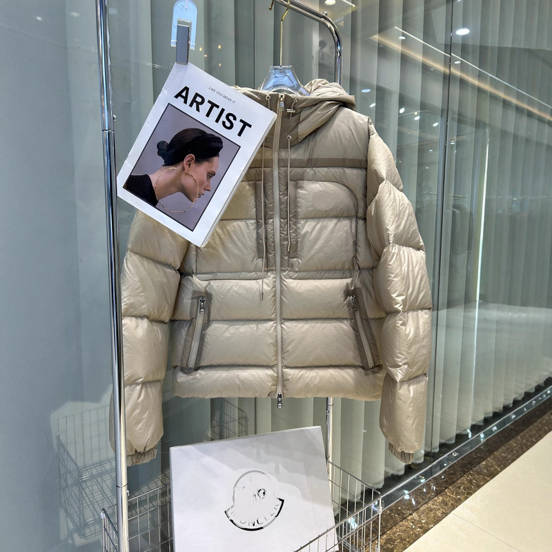 High Version 2026 Autumn and Winter New Product Wei Daxun's Same Style Orfet Thin Short Hooded down Jacket Couple Style