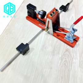 新款后拉式木工斜孔定位器开孔钻头口袋夹具pocket hole jig工具
