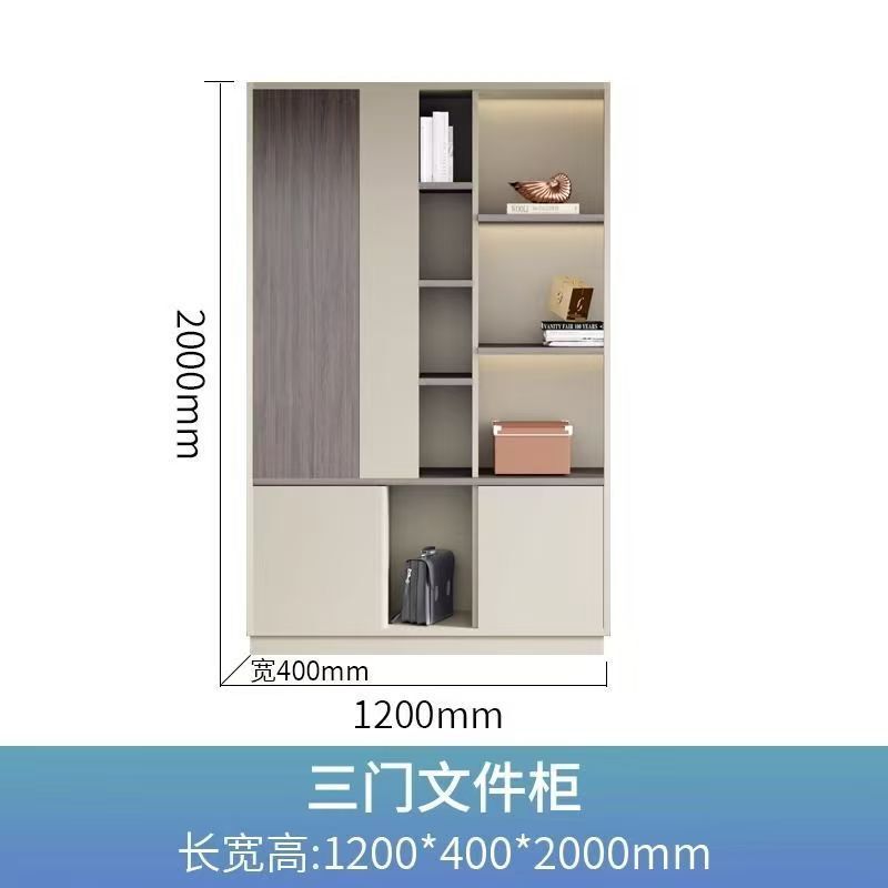 办公老板背景柜文件柜落地储物柜展示柜收纳文件柜办公室资料柜|undefined