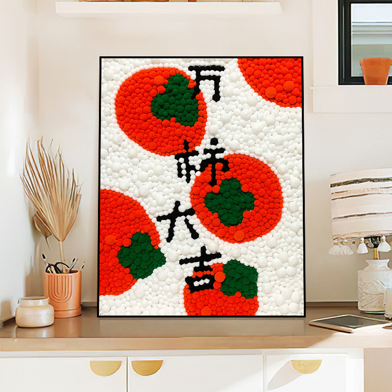 毛玉絵DIY子供向け漫画教育用ぬいぐるみボール絵画材料パッククリエイティブギフト屋台供給クリエイティブ手芸|undefined