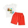 Summer thin sports suit, summer clothing for leisure for boys, shorts, set, 2021 collection